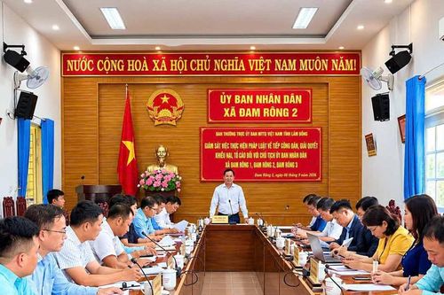 Giám sát việc tiếp công dân, giải quyết khiếu nại, tố cáo tại 3 xã Đam Rông