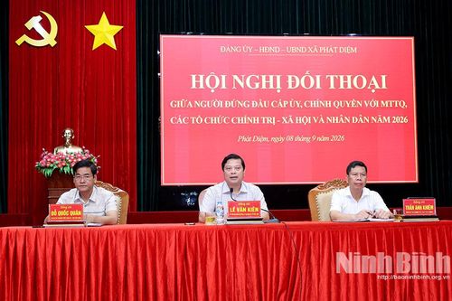 Xã Phát Diệm tổ chức hội nghị đối thoại với cán bộ, đảng viên và nhân dân