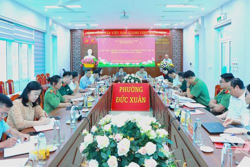 Ban Chỉ đạo 35 Trung ương làm việc tại phường Đức Xuân