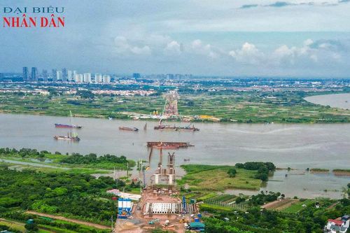Cầu Ngọc Hồi 12.000 tỷ đồng tăng tốc thi công, quyết tâm về đích trước thềm APEC 2027