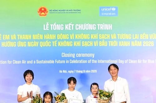 Trẻ em, thanh niên hành động vì không khí sạch