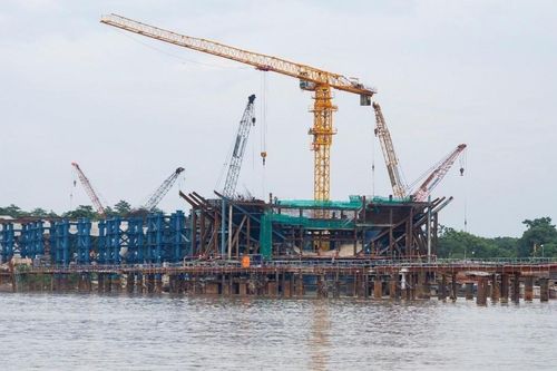 Cầu Trần Hưng Đạo bước vào giai đoạn lắp dựng hơn 26.000 tấn kết cấu thép