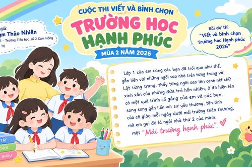 Trang vở có một ngôi sao