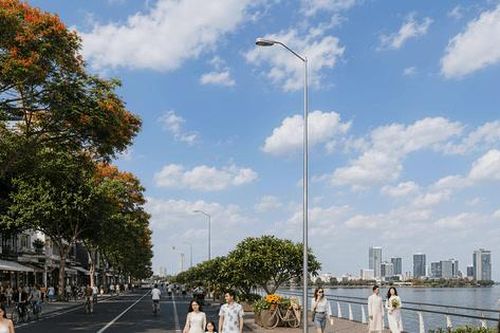 Phối cảnh không gian khu vực hồ Tây và tuyến đường giao thông cảnh quan ven hồ sau cải tạo