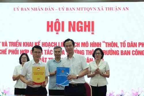 Xã Thuận An đưa 'Thôn, Tổ dân phố số' đến các địa bàn dân cư