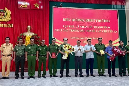 Lai Châu biểu dương các tập thể, cá nhân xuất sắc trong đấu tranh phòng, chống tội phạm