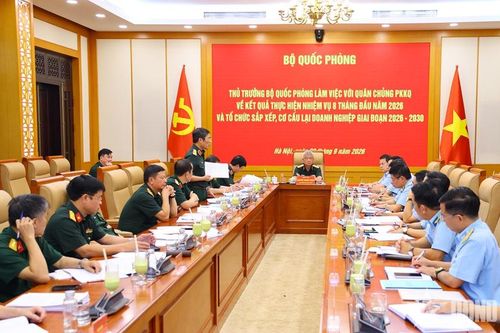 Thượng tướng Nguyễn Quang Ngọc làm việc với Quân chủng Phòng không - Không quân