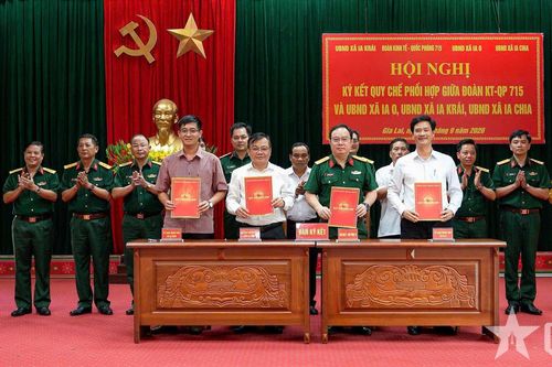 Đoàn Kinh tế - Quốc phòng 715 (Binh đoàn 15) tăng cường phối hợp xây dựng địa bàn biên giới vững mạnh