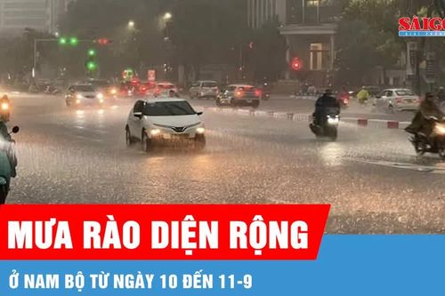 Cảnh báo: TPHCM mưa dông chiều nay