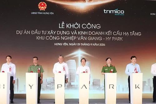 Hưng Yên: Khởi công Khu công nghiệp Văn Giang, dự kiến tạo việc làm cho 19.000 lao động