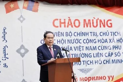 Chủ tịch Quốc hội thăm Trường mang tên Chủ tịch Hồ Chí Minh tại Mông Cổ