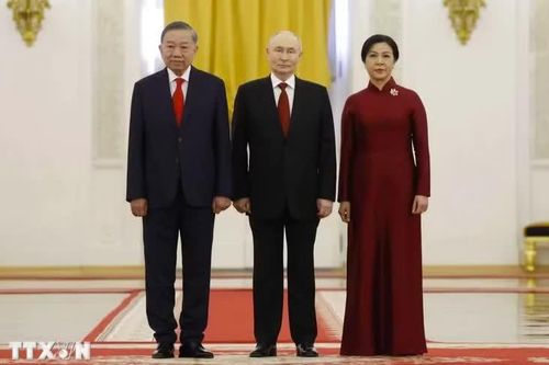 Tổng thống Nga Vladimir Putin chủ trì Lễ đón Tổng Bí thư, Chủ tịch nước Tô Lâm và Phu nhân
