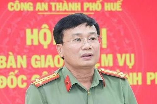 Đại tá Dương Văn Thoan phụ trách Công an TP Huế