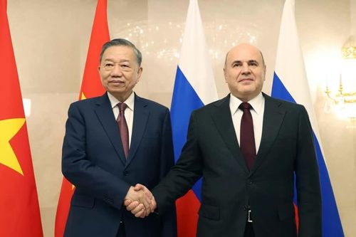 Tổng Bí thư, Chủ tịch nước Tô Lâm hội kiến Thủ tướng Nga Mikhail Mishustin