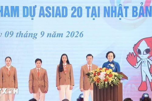 Lễ xuất quân Đoàn Thể thao Việt Nam tham dự ASIAD 20