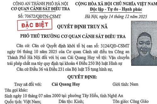Sắp xét xử vụ án hình sự đối với bị cáo Cái Quang Huy và đồng phạm
