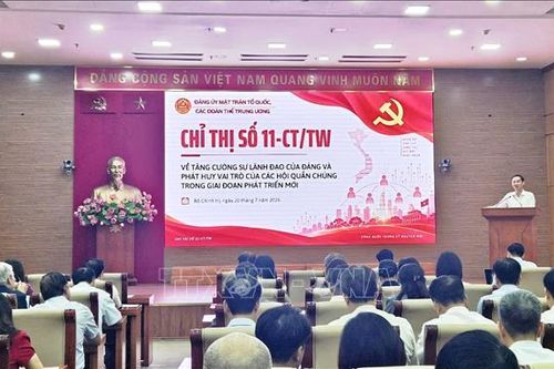 Đưa công tác chính trị, tư tưởng và hoạt động của các hội quần chúng đi vào thực chất