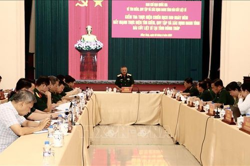 Chủ động tìm kiếm, kiểm chứng thông tin liên quan đến liệt sĩ