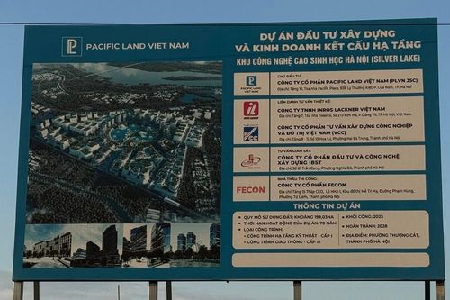 Hà Nội: Nhiều hạng mục bắt đầu được thi công tại Dự án Khu công nghệ cao sinh học