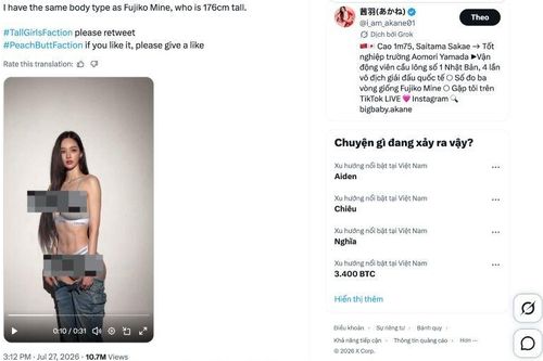 Nữ cựu tuyển thủ bất ngờ 'viral cõi mạng' bởi thân hình như AI
