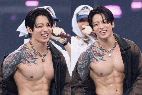 Jungkook khoe cơ bụng gây sốt, Justin Bieber có động thái khiến fan phấn khích