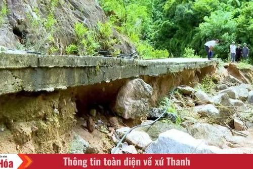 Sớm khắc phục các điểm sạt lở trên tuyến đường từ thôn Pọong đi Co Cài