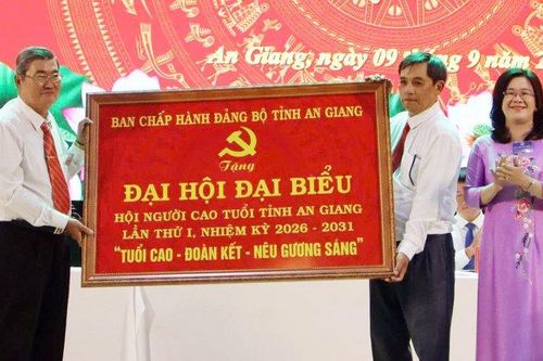 Ông Nguyễn Thanh Long làm Chủ tịch Hội Người cao tuổi tỉnh An Giang