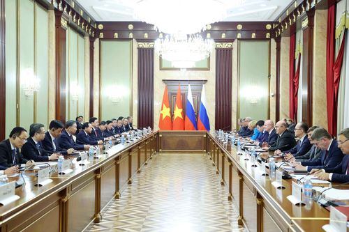 Tổng Bí thư, Chủ tịch nước Tô Lâm hội kiến Thủ tướng Nga và Chủ tịch Duma Quốc gia Nga