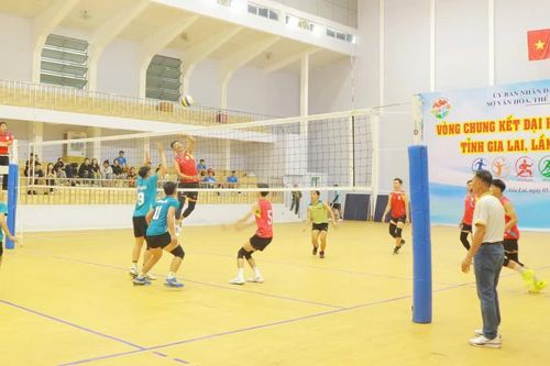 17 đội tranh tài môn bóng chuyền nam tại Đại hội TDTT tỉnh Gia Lai 2026