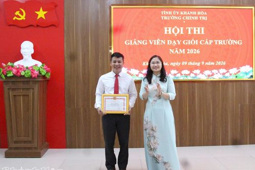Trường Chính trị tỉnh tổ chức hội thi giảng viên dạy giỏi cấp trường