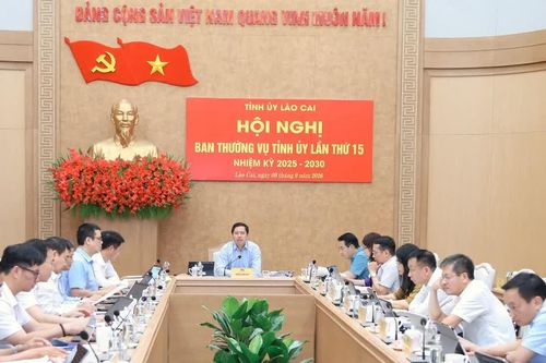 Ban Thường vụ Tỉnh ủy Lào Cai họp phiên thứ 15: Tập trung cao độ, quyết liệt hoàn thành nhiệm vụ quý III