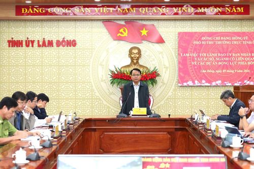Lâm Đồng đẩy nhanh tiến độ các dự án động lực phía Đông