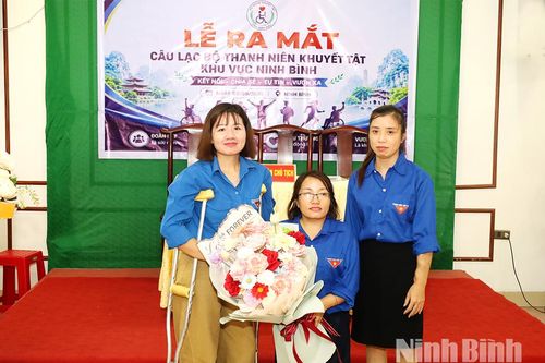 Hội Người Khuyết tật tỉnh Ninh Bình ra mắt Câu lạc bộ Thanh niên khuyết tật