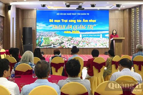 20 tác phẩm âm nhạc được sáng tác tại trại sáng tác 'Thanh âm Quảng Trị' năm 2026