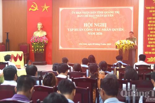Nâng cao nhận thức, trách nhiệm của đội ngũ cán bộ về công tác nhân quyền