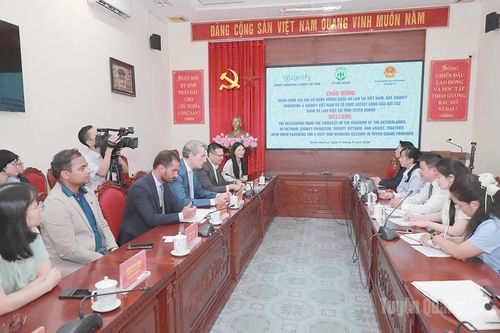 Sở Ngoại vụ làm việc với Đoàn công tác Đại sứ quán Vương Quốc Hà Lan tại Việt Nam