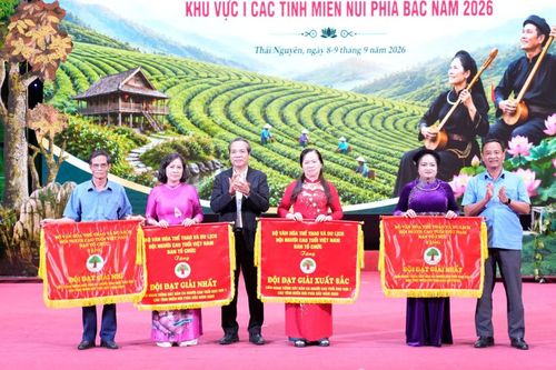 Thái Nguyên đoạt giải Xuất sắc tại Liên hoan Tiếng hát dân ca người cao tuổi khu vực miền núi phía Bắc