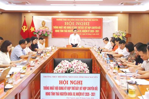Thống nhất nội dung Kỳ họp thứ 7 HĐND tỉnh Thái Nguyên