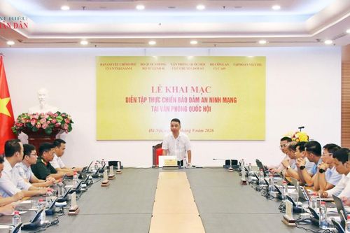 Diễn tập thực chiến bảo đảm an ninh mạng tại Văn phòng Quốc hội