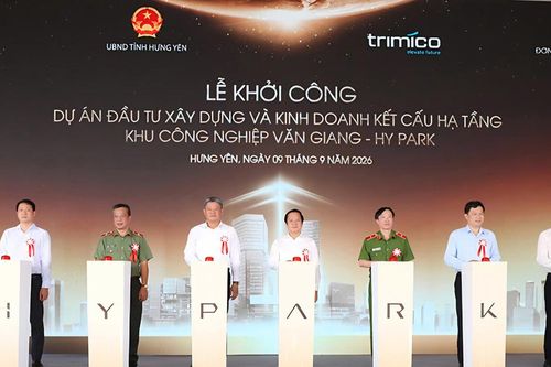 Hưng Yên: Khởi công Dự án đầu tư xây dựng và kinh doanh kết cấu hạ tầng Khu công nghiệp Văn Giang