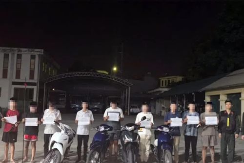 Ngăn chặn nhóm thanh thiếu niên mang hung khí gây rối trật tự
