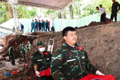 Đã quy tập được 605 bộ hài cốt liệt sĩ tại Công viên Lê Thị Riêng