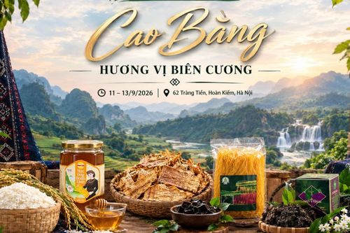 Tổ chức chương trình 'Cao Bằng - Hương vị biên cương' tại Hà Nội