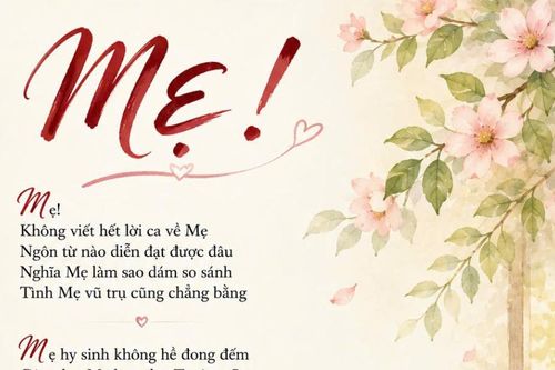 'Mẹ' - nguồn cội yêu thương
