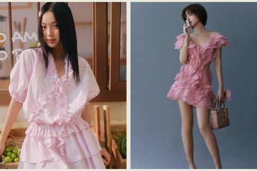 Mặc váy hồng phối với màu gì để sang mà không 'sến'?