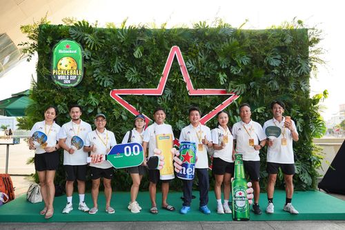 Tinh thần 'Từ fan thành bạn' lan tỏa tại Heineken Pickleball World Cup 2026