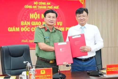 Đại tá Dương Văn Thoan được giao phụ trách Công an TP Huế