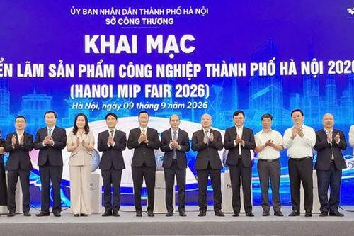 Khai mạc Hội chợ triển lãm sản phẩm công nghiệp Hà Nội 2026