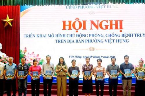 Phường Việt Hưng chủ động phòng, chống dịch bệnh từ cơ sở