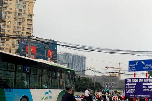 Điều chỉnh giao thông nút Láng Hạ - Giảng Võ - La Thành từ đêm 11-9